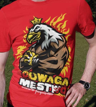 Koszulka-Odwaga męstwo